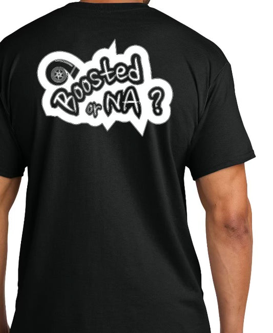 Boosted or NA black t shirt