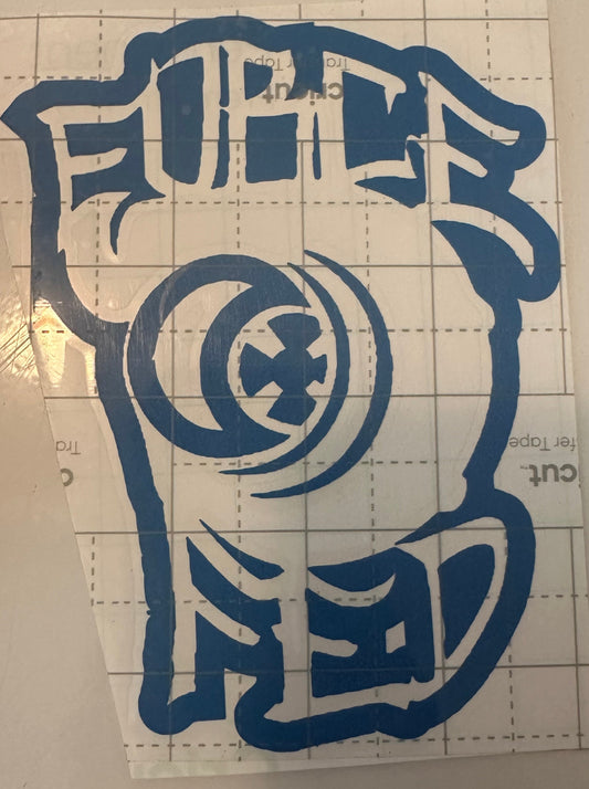 Force fed sticker